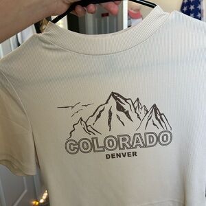 Cream Colorado Denver Graphic Tee